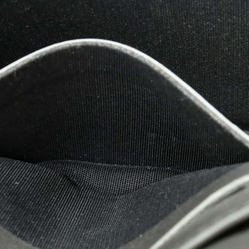 CHANEL Authentic Gray Caviar Leather Logo Wallet - Picture 9 of 9